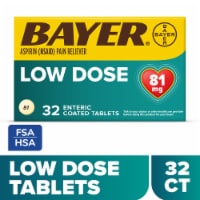 Bayer® Aspirin Regimen Low Dose Pain Reliever Safety Coated Tablets 81mg