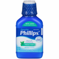 Phillips® Fresh Mint Milk of Magnesia Liquid Laxative Bottle