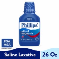 Phillips' Milk of Magnesia Overnight Relief Of Occasional Constipation Liquid Laxative - Wild Cherry