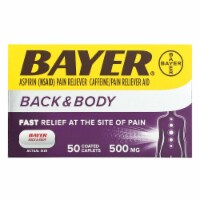 Bayer Extra Strength Back & Body Coated Aspirin Caplets 500 mg