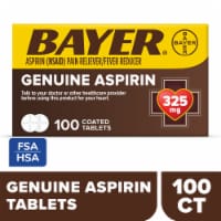 Bayer® Genuine Aspirin Pain Reliever/Fever Reducer 325 mg Tablets