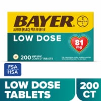 Bayer® Aspirin Low Dose Tablets Pain Reliever