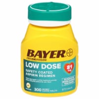 Bayer® Low Dose Safety Coated Pain Relief 81mg Asprin Tablets Perspective: Main