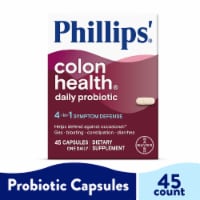 Phillips'® Probiotics Colon Health Immune Health Support Daily Capsules
