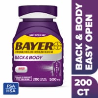 Bayer® Back & Body Pain Reliever Aspirin Caffeine Coated Caplets Perspective: Main