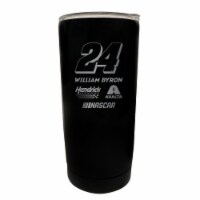 William Byron NASCAR #24 Etched 16 oz Stainless Steel Tumbler Black