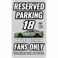 R and R Imports Nascar #18 Kyle Busch No Parking Metal Sign New For 2022