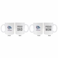 R and R Imports Gonzaga Bulldogs Proud Mom And Dad White Ceramic Coffee Mug 2 pack (White).