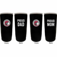 University of Tampa Spartans Proud Mom and Dad 16 oz Insulated Stainless Steel Tumblers 2