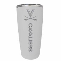 Virginia Cavaliers Etched 16 oz Stainless Steel Tumbler (Choose Your Color) White