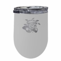 Wichita State Shockers 12 oz Etched Insulated Wine Stainless Steel Tumbler White