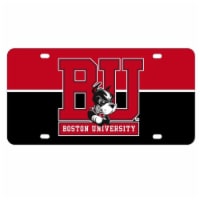 Boston Terriers Metal License Plate