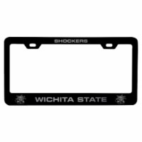 Wichita State Shockers Laser Engraved Metal License Plate Frame Choose Your Color