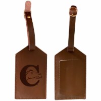 Campbell University Fighting Camels Leather Luggage Tag Engraved