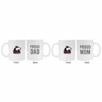 Northern Illinois Huskies Proud Mom And Dad White Ceramic Coffee Mug 2 pack (White).