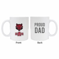 Arkansas State Proud Dad Ceramic Coffee Mug - White