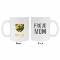 Baylor Bears Proud Mom White Ceramic Coffee Mug (White).
