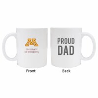 Minnesota Gophers Proud Dad Ceramic Coffee Mug - White