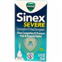 Vicks Sinex Severe Nasal Decongestant Spray, 0.5 fl oz
