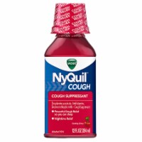 Vicks NyQuil Nighttime Cough Relief Soothing Cherry Liquid Cough Suppressant Perspective: Main