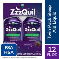 ZzzQuil Nighttime Sleep Aid Liquid Twin Pack