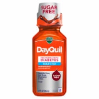 VICKS DayQuil Diabetes Cold & Flu Relief Liquid Medicine, Perspective: Main