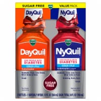 VICKS DayQuil & NyQuil Diabetes Cold & Flu Relief Medicine Co-Pack Perspective: Main