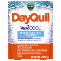 DayQuil Severe+ VapoCOOL Cold & Flu Coated Caplets