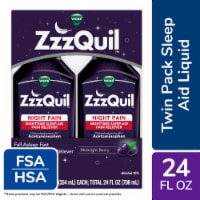 Vicks® ZzzQuil™ Midnight Berry Night Pain Nighttime Sleep-Aid Pain Reliever
