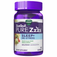 Zzzquil™ PURE Zzzs™ Sleep & De-Stress Melatonin & Ashwaganda Sleep Aid Gummies Perspective: Main