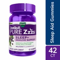 ZzzQuil PURE Zzzs Sleep + Immune Support Sleep Aid Gummies