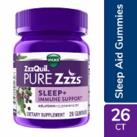 ZzzQuil PURE Zzzs Sleep + Immune Support Melatonin Sleep Aid Gummies