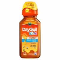 DayQuil Kids Honey Cold & Cough + Mucus Liquid Medicine Perspective: Main