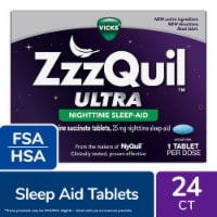 Vicks® ZzzQuil™ Ultra Nighttime Sleep Aid Tablets 25mg