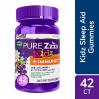 Vicks Pure Zzzs Kidz + Immunity Melatonin Sleep Aid Gummies