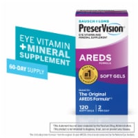 Bausch & Lomb PreserVision Areds Eye Vitamin & Mineral Supplement