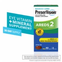 Bausch + Lomb PreserVision® Areds 2 Eye Vitamin and Mineral Supplement Soft Gels