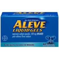 Aleve Naproxen Sodium Liquid Gels 220mg Perspective: Main