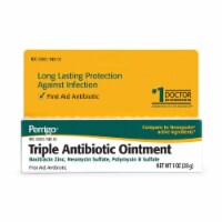 Perrigo First Aid Antibiotic 1 oz. Tube Ointment 400 IU - 3.5 mg - 5,000 IU / Gram Strength