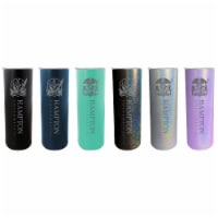 Hampton University 20 oz Insulated Stainless Steel Skinny Tumbler Choice of Color Rainbow