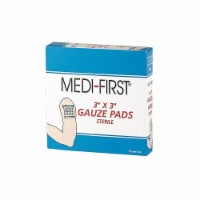 Medi-First Gauze Pad,Cotton Blend Gauze,PK10 61212