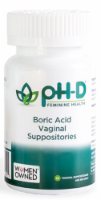 pH-D Feminine Health Boric Acid Vaginal Suppositories