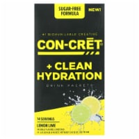 Con-Cret Clean Hydration Drink Packets Sugar-Free Lemon Lime 14 Packets - 0.15 oz