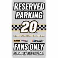R and R Imports Christopher Bell #20 No Parking Metal Sign