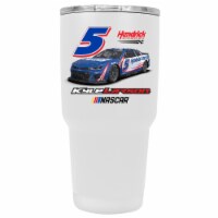 #5 Kyle Larson Officially Licensed 24oz Stainless Steel Tumbler Car Design White