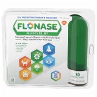 Flonase Allergy Relief Nasal Spray, 24 Hour Non Drowsy Allergy Medicine, Metered Nasal Spray Perspective: Main