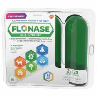 Flonase 24 Hour Allergy Relief Nasal Spray Twin Pack Perspective: Main