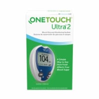 OneTouch® Ultra2 Blood Glucose Monitoring Meter - Silver/Blue Perspective: Main