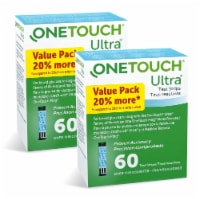 OneTouch Ultra Test Strips for Diabetes - 120 Count | 2 Boxes