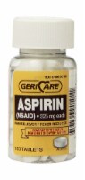 Gericare Aspirin Tablets, 325 Mg, 100 Count